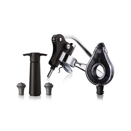 vacuvin Set di accessori vino, 6 pezzi Air Deluxe 