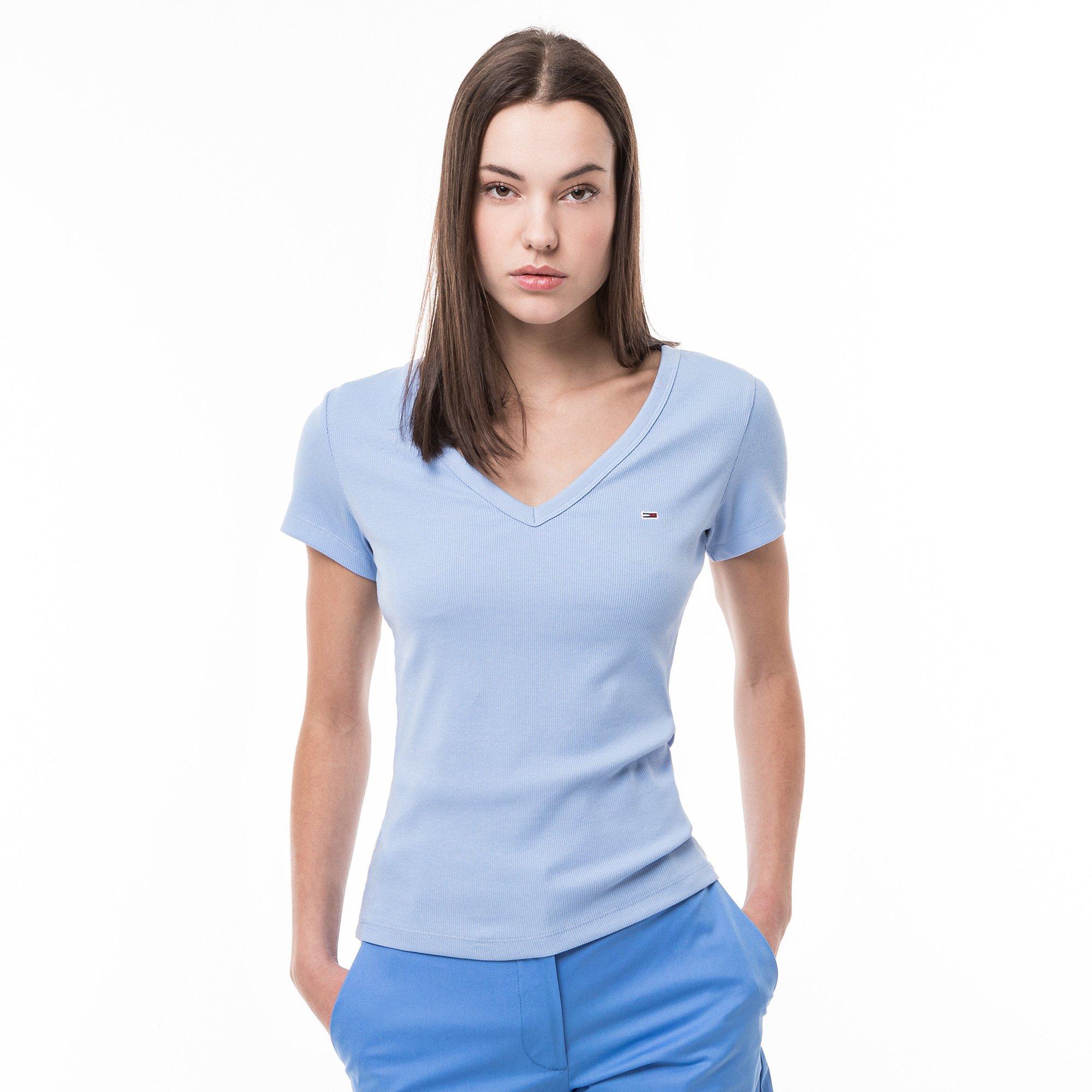 Image of T-shirt Damen Blau S