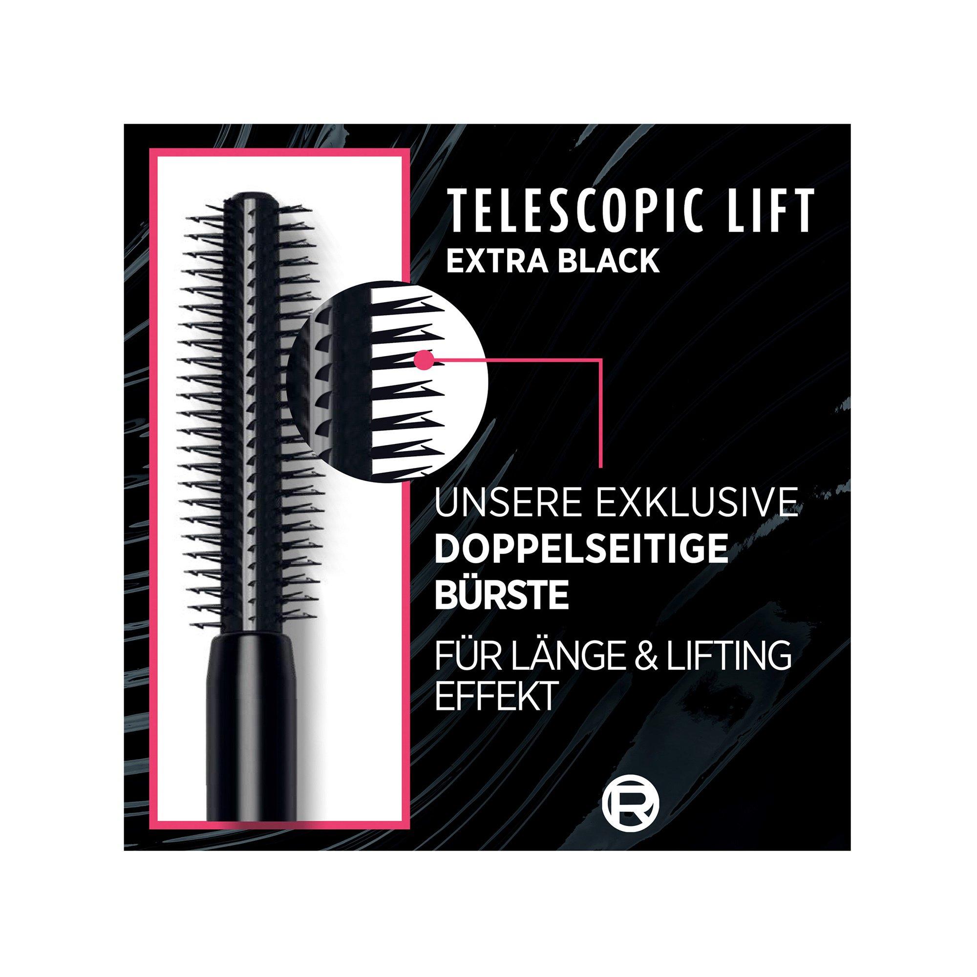 L'OREAL  Telescopic Lift Extra Black Mascara 