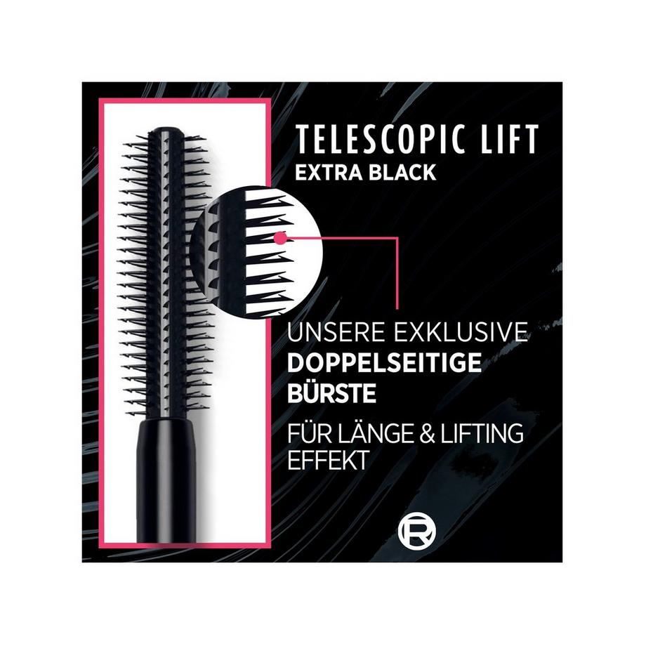 L'OREAL  Telescopic Lift Extra Black Mascara 