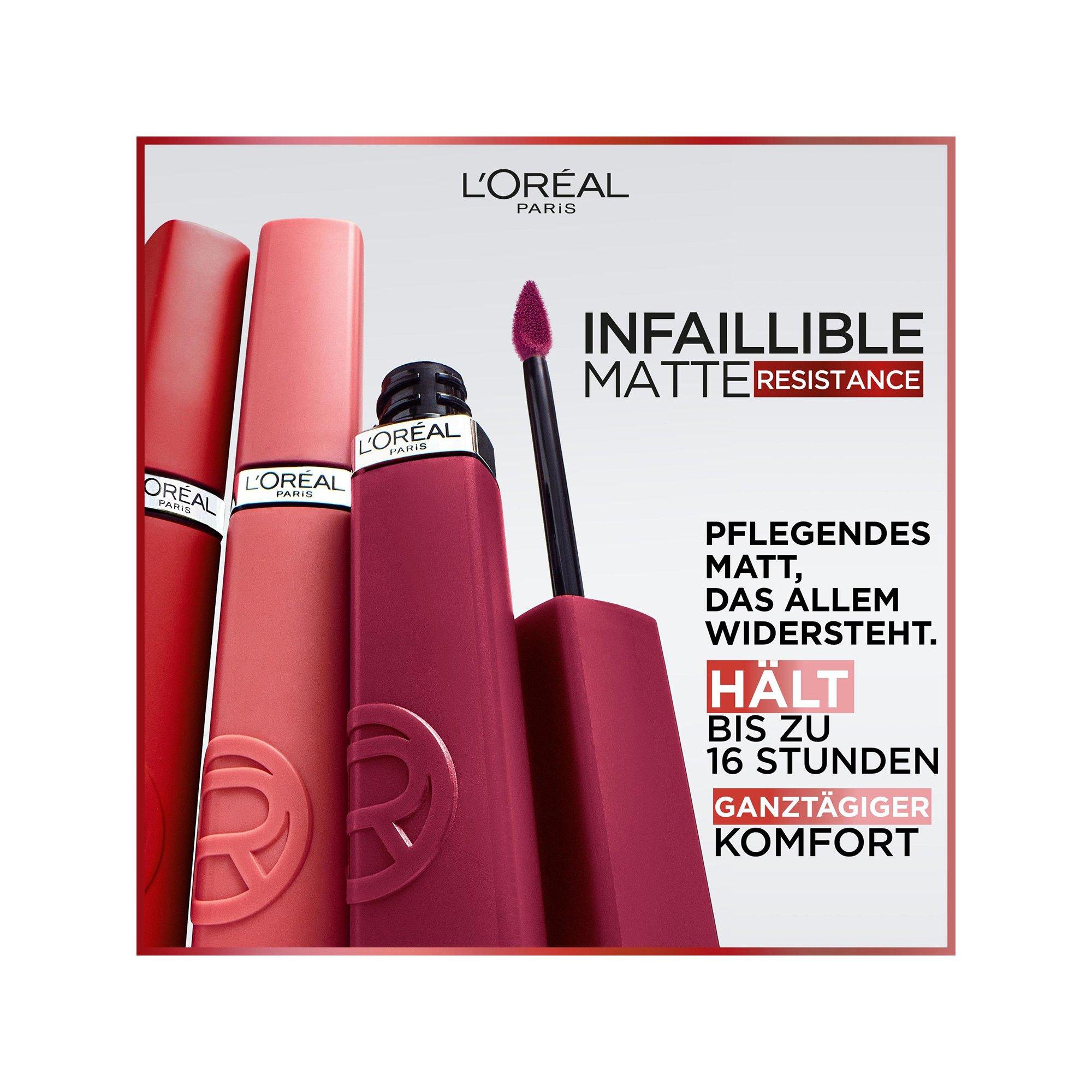 L'OREAL  Infaillible Matte Resistance 16H Lippenstift  