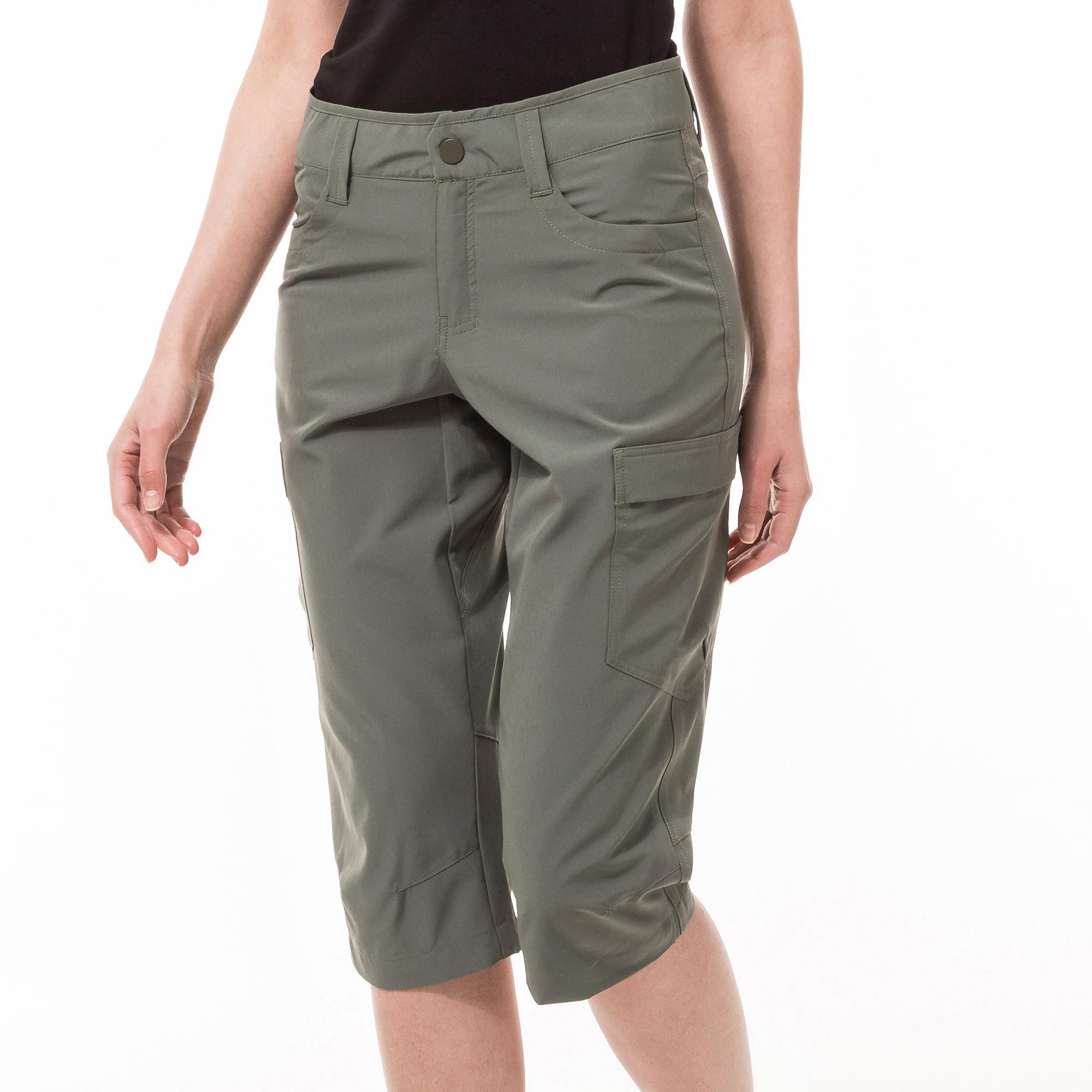 Image of Trekkinghose, 3/4-länge Damen Dunkelgrün L