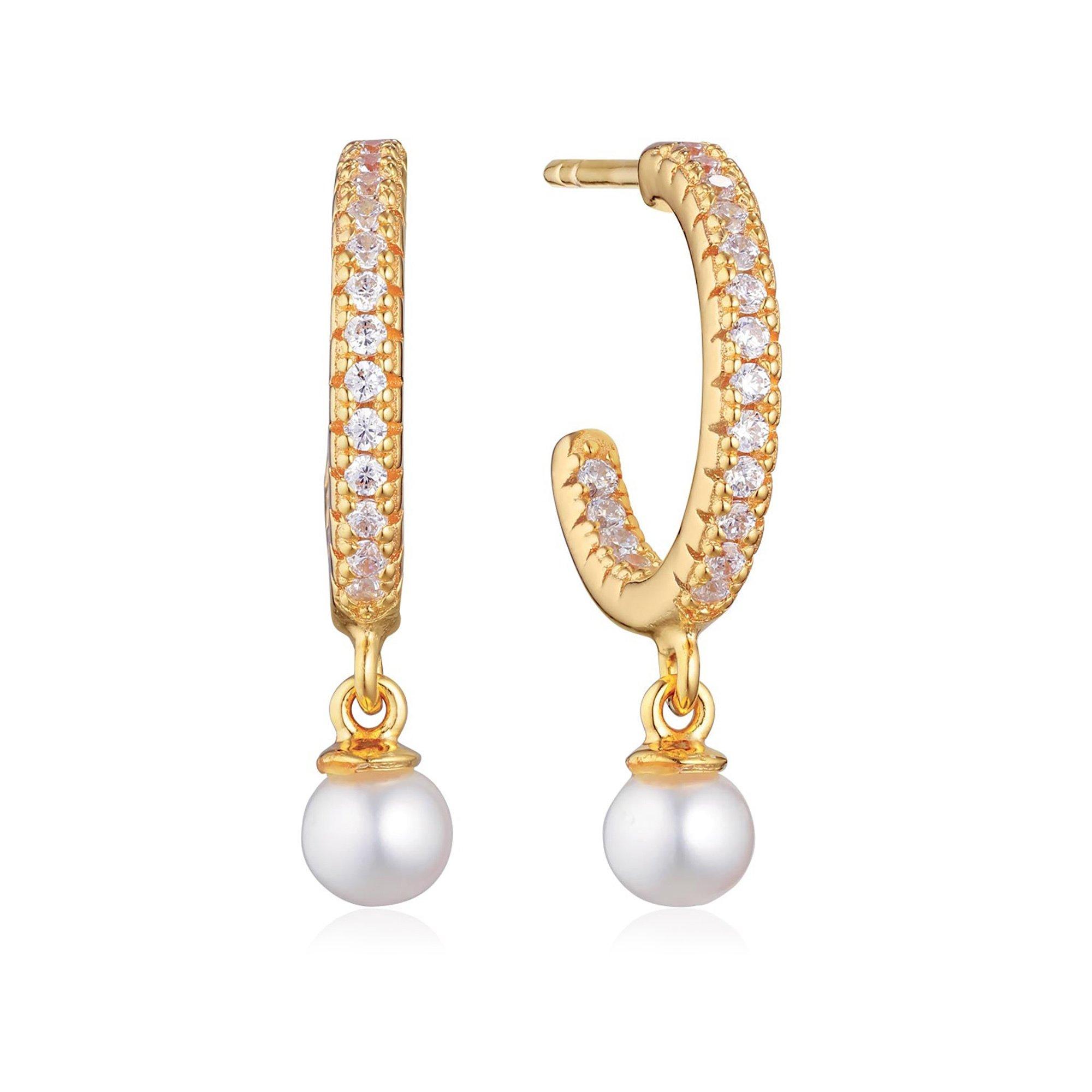 Image of Ohrringe Damen Gold 15mm