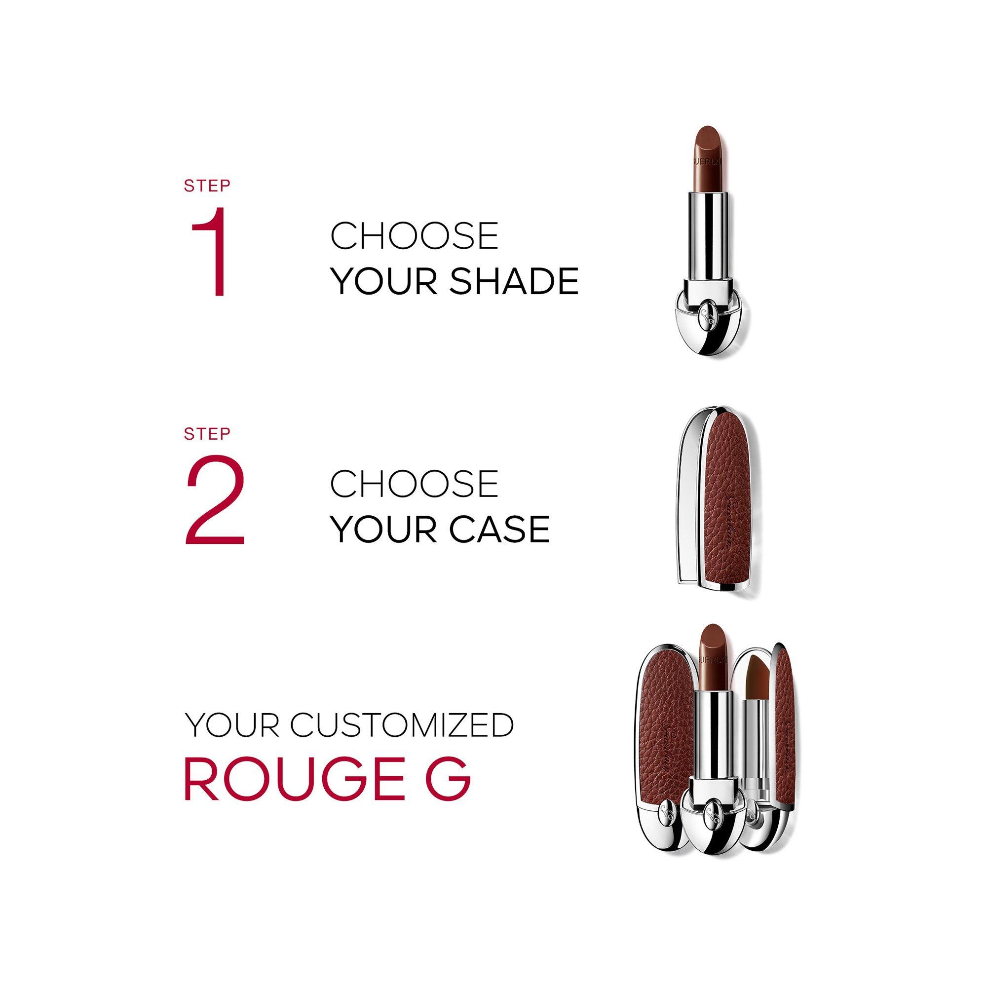 Guerlain ROUGE G LIPS Rouge G Satin - Rossetto satinato colore intenso e a lunga tenuta 