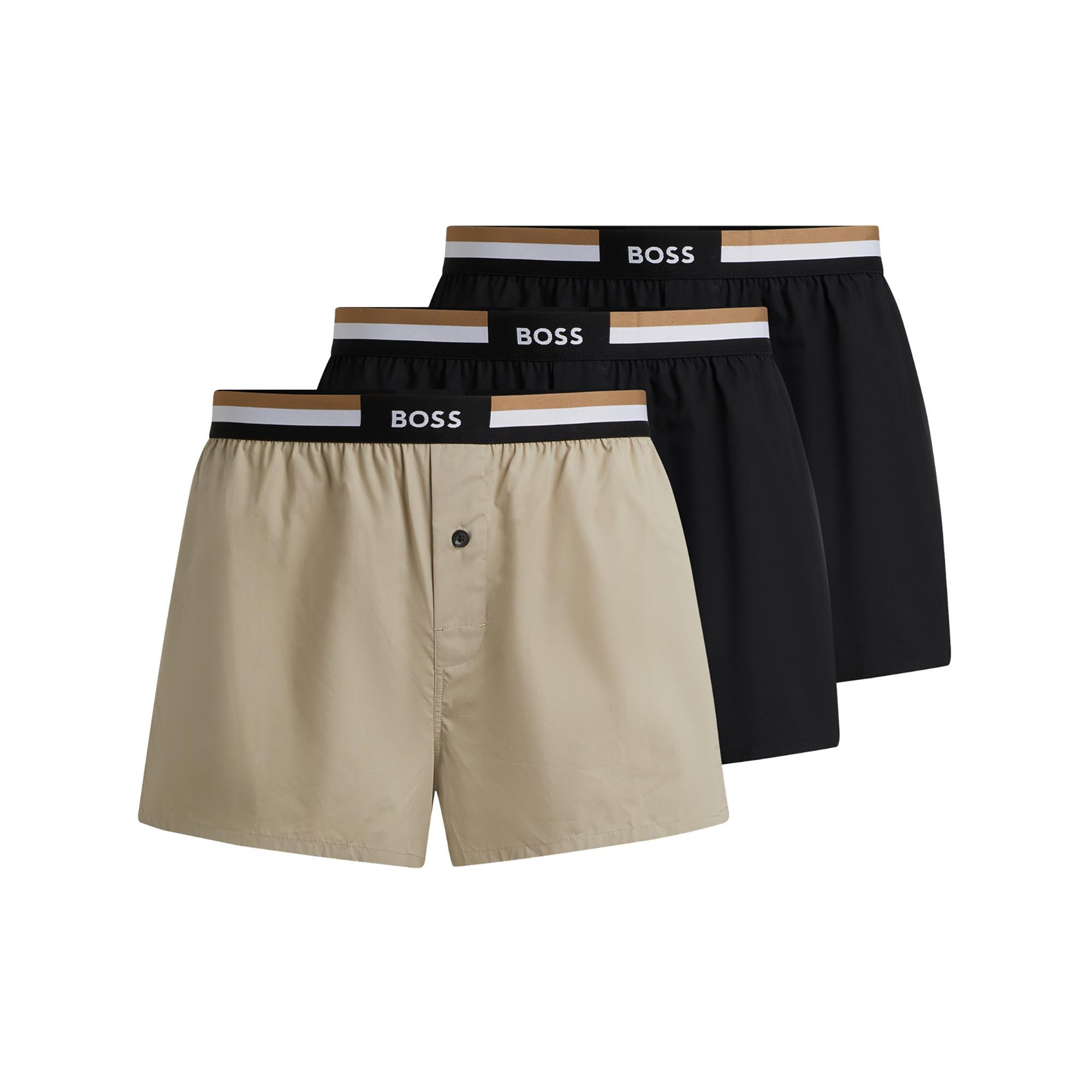 Image of Duopack, Boxershorts Herren Greige M