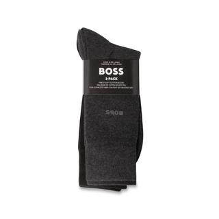 BOSS 3P RS Uni Colors CC Lot de 3 paires de chaussettes, hauteur mollet 