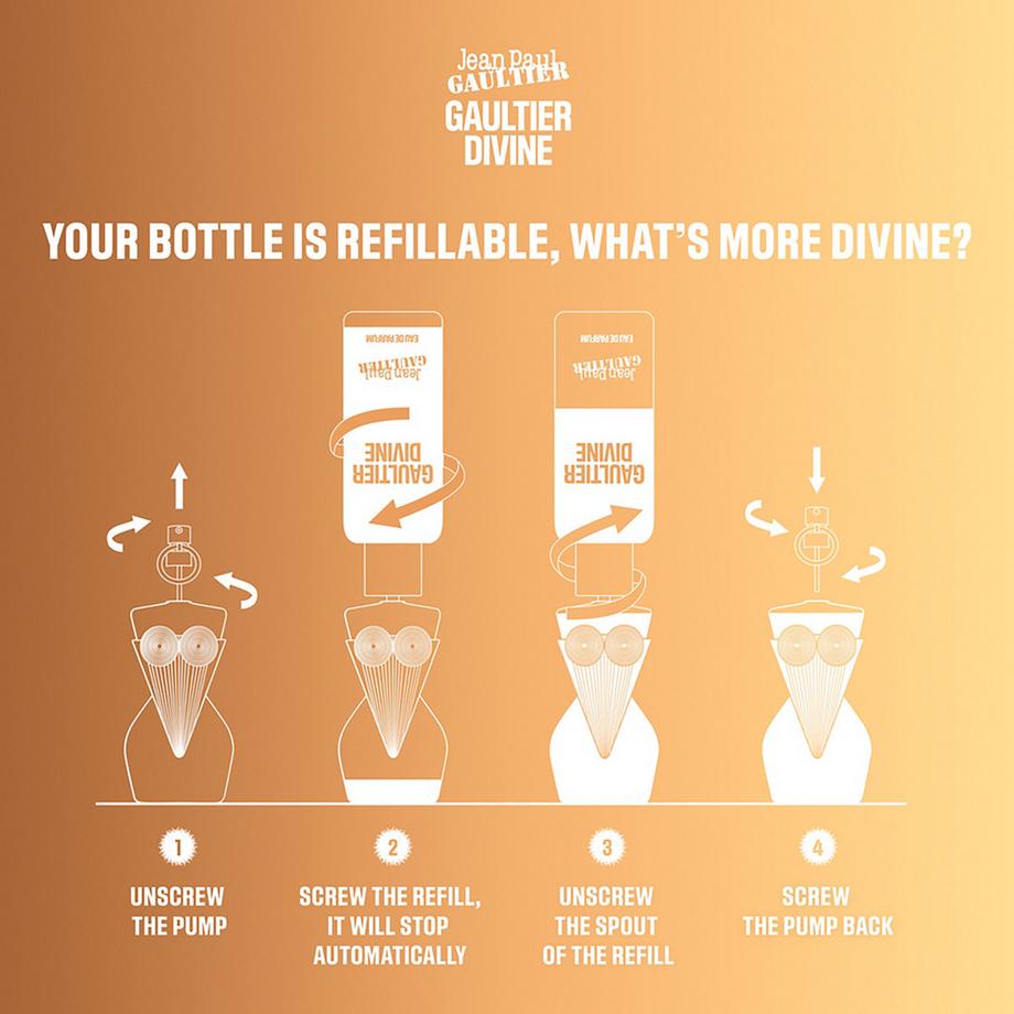 Jean-Paul Gaultier Gaultier Divine Eau de Parfum Nachfüllpackung  