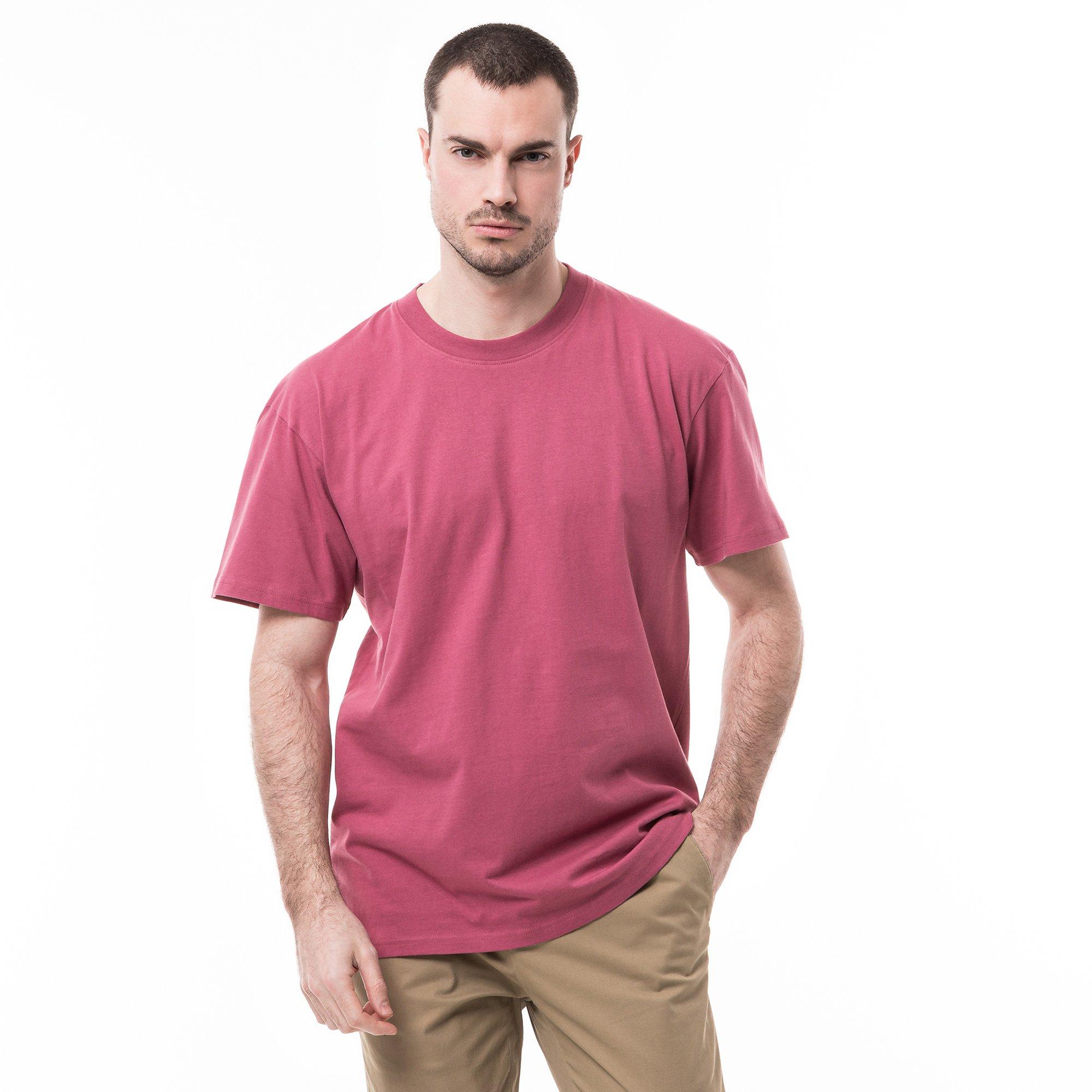 Image of T-shirt, Rundhals, Kurzarm Herren Altrosa L