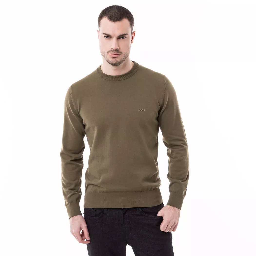 Boss BLACK - Pullover, für Herren, Olivegrün, Größe XXL