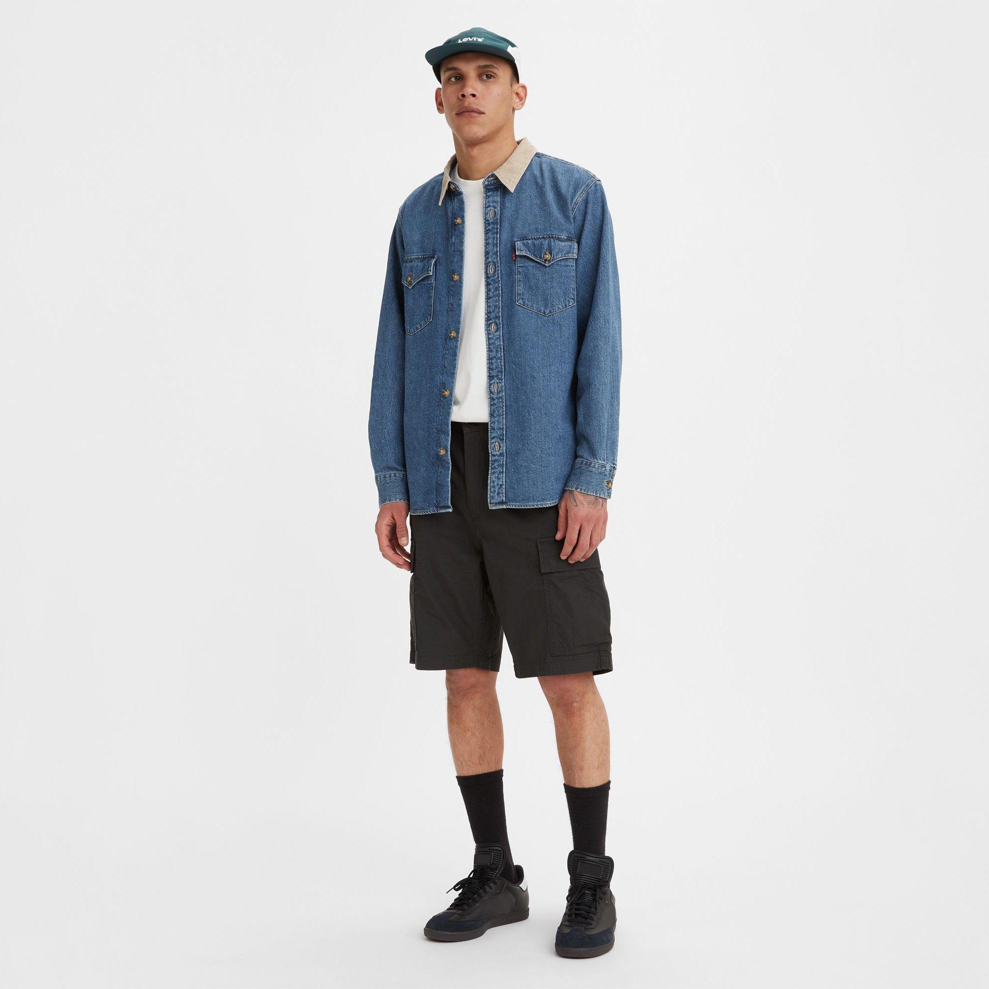 Image of Cargo-shorts Herren Black 32