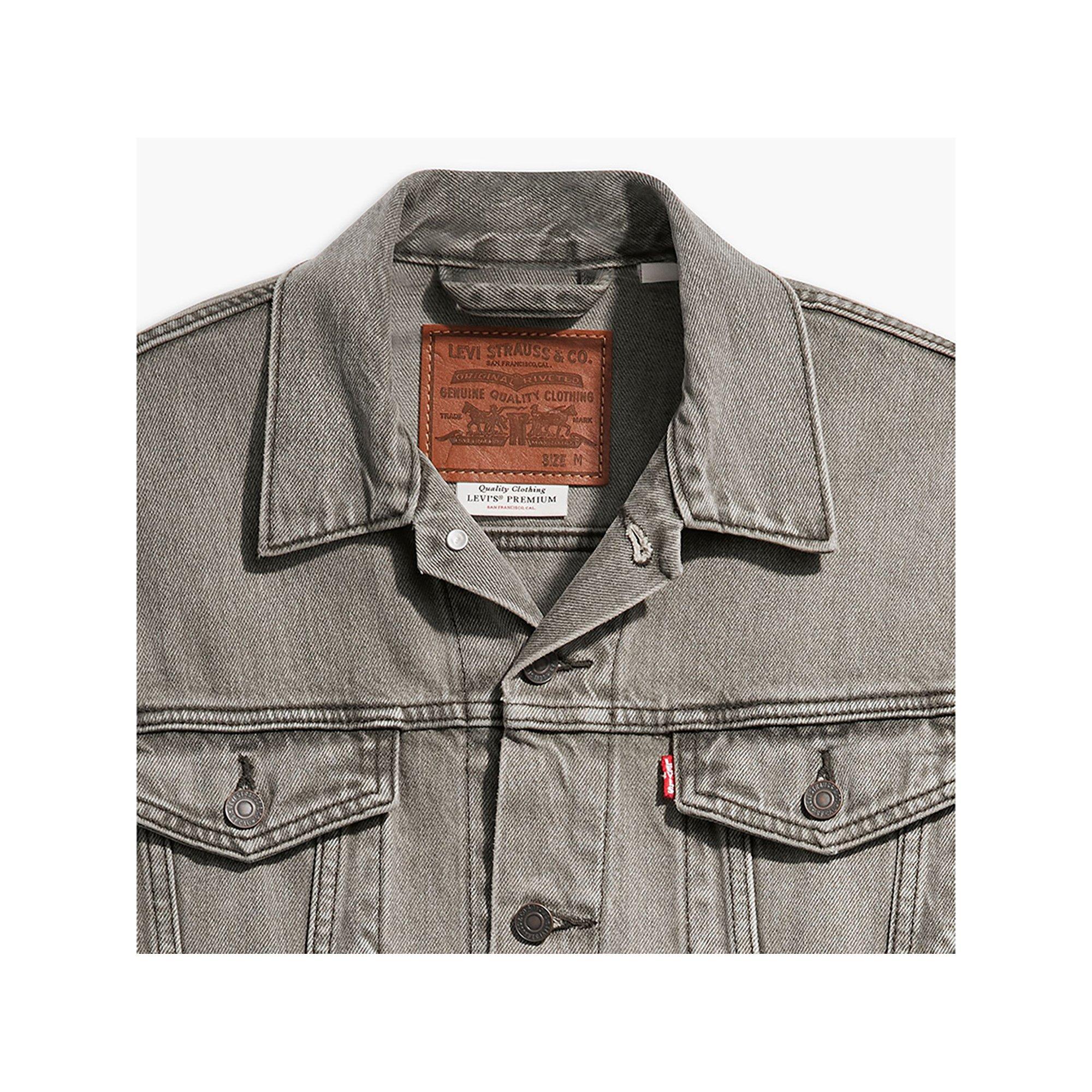 Levi's® THE TRUCKER JACKET GREYS Veste en jeans avec boutons 