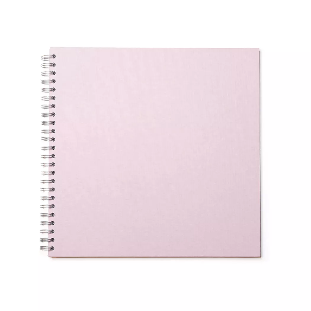 EIBERT - Kreativbuch mit Leineneinband, 32x32cm, Puderrosa