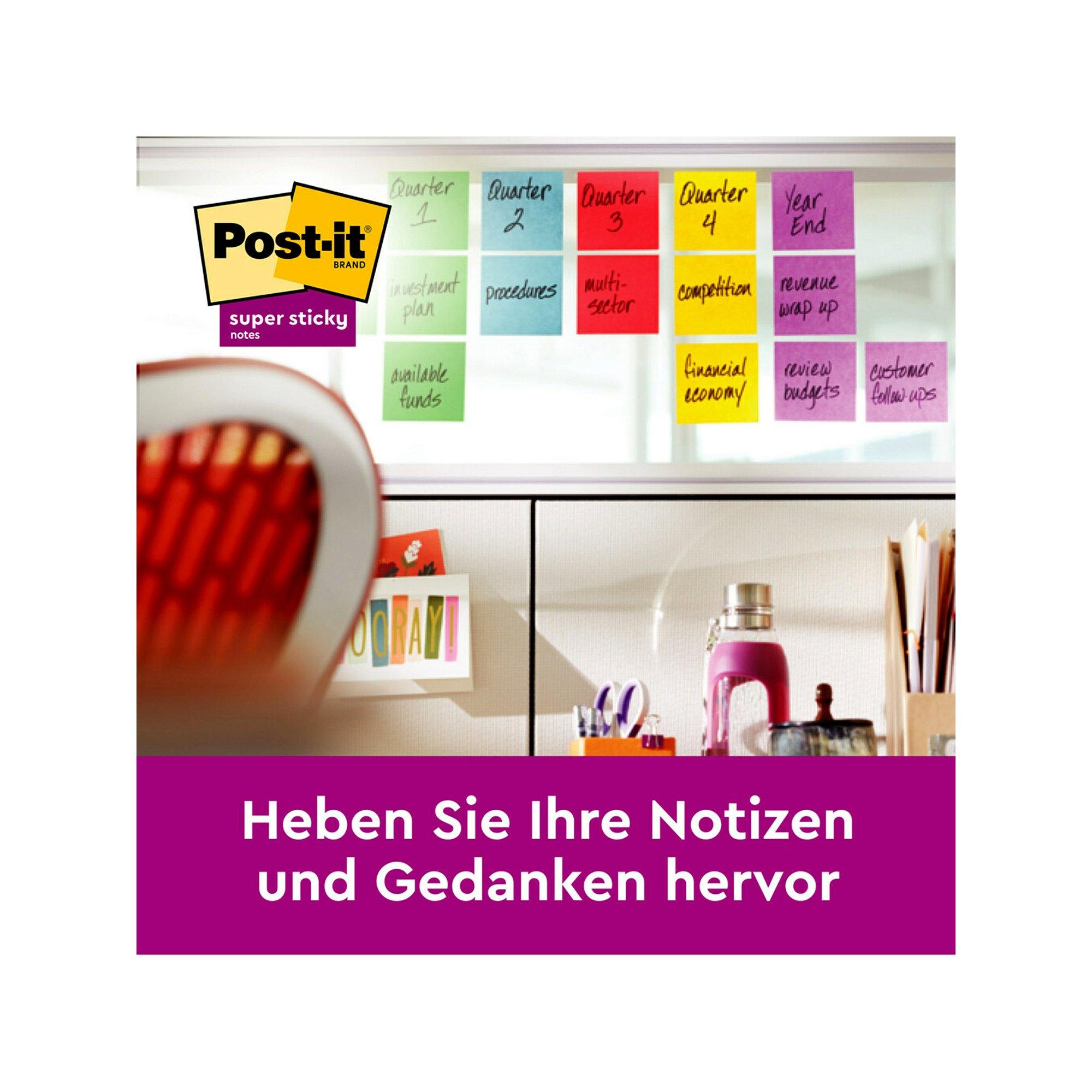 Post it Haftnotizen Super Sticky Recycling 