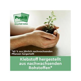 Post it Haftnotizen Super Sticky Recycling 