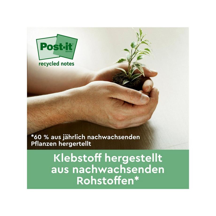 Post-It Note adesivi Super Sticky Recycling 