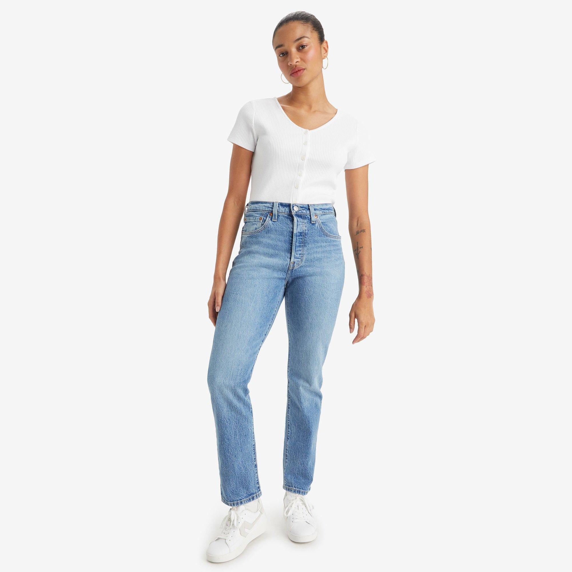 Levi's® 501 High Waist Straight Leg Jeans  