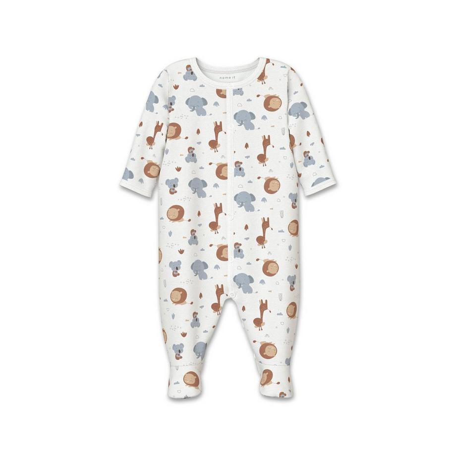 Einteiliger Pyjama, lang