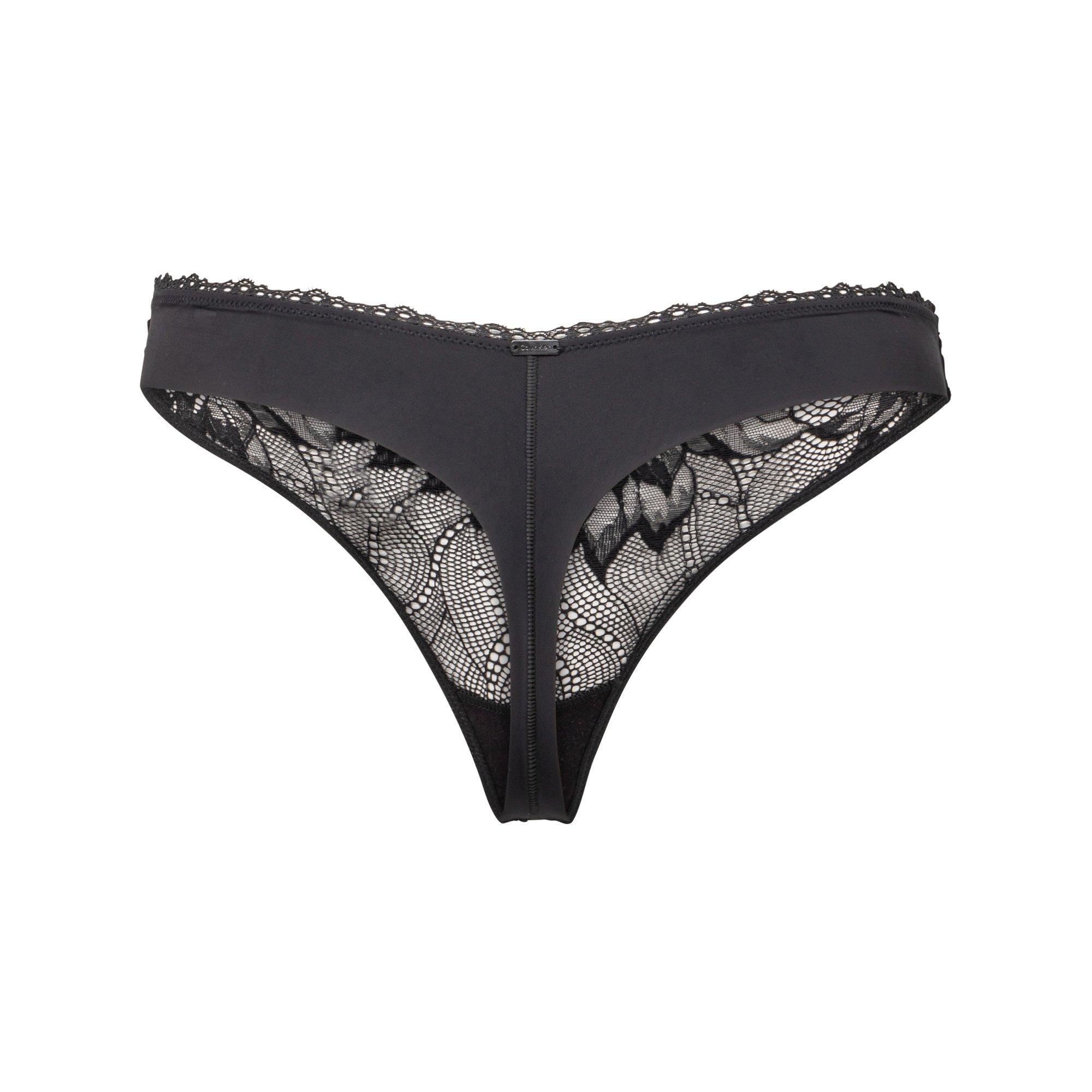 Calvin Klein Sed Comfort Lotus String Semi-Transparent en Dentelle  