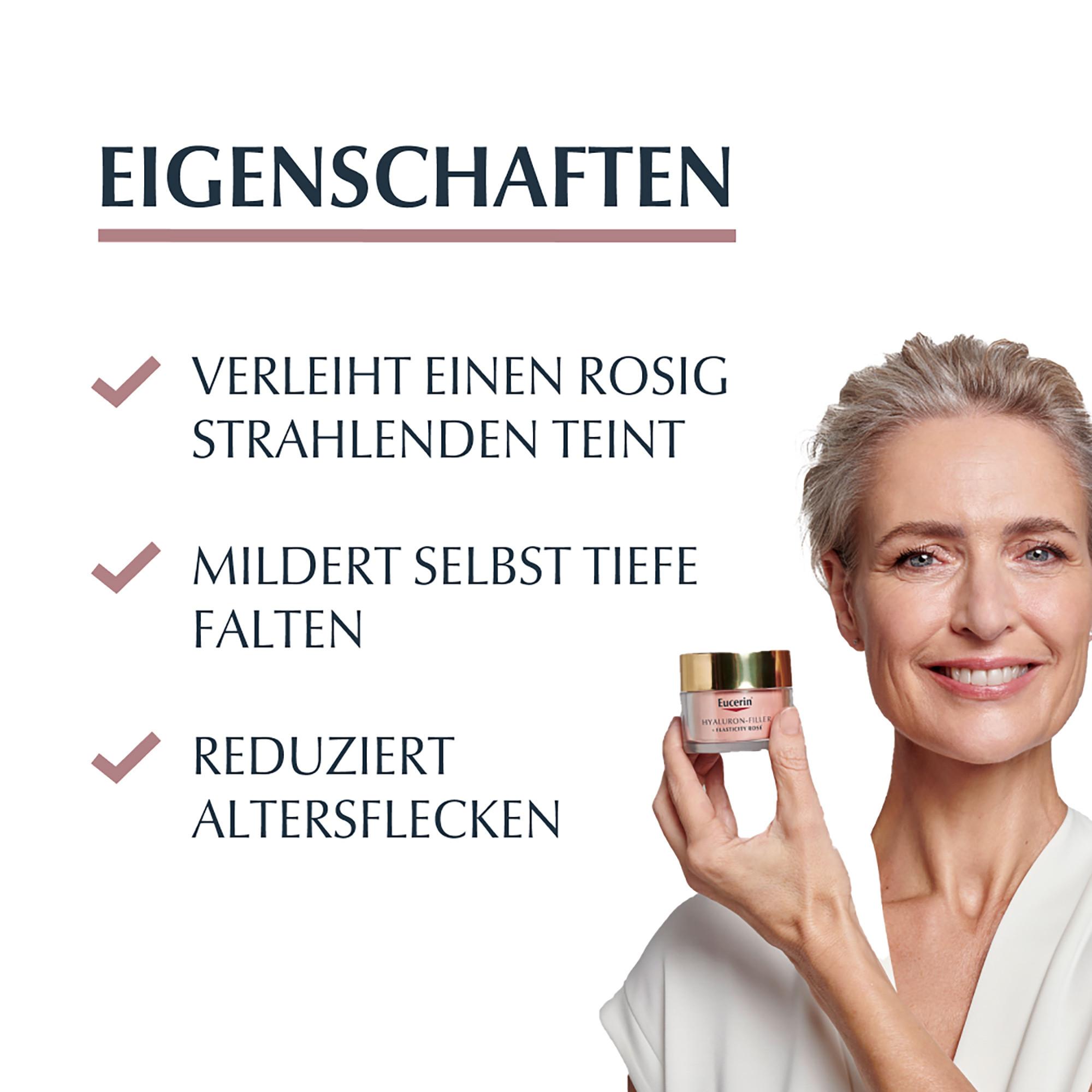 Eucerin  Hyaluron-Filler + Elasticity Tagespflege Rosé LSF 30  