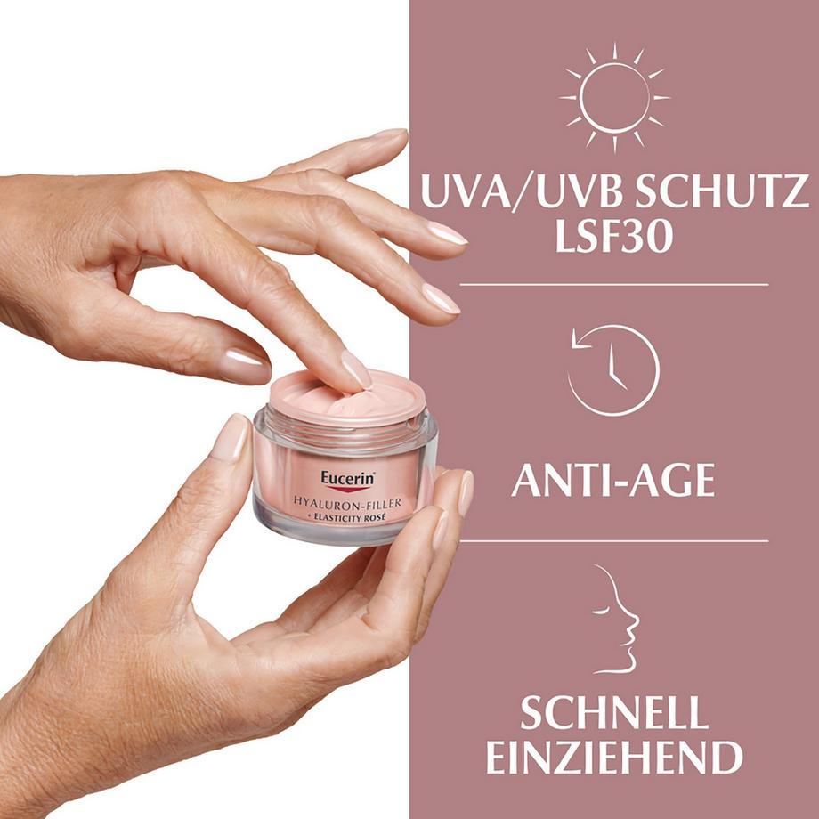 Eucerin  Hyaluron-Filler + Elasticity Trattamento Giorno Rosa SPF 30  