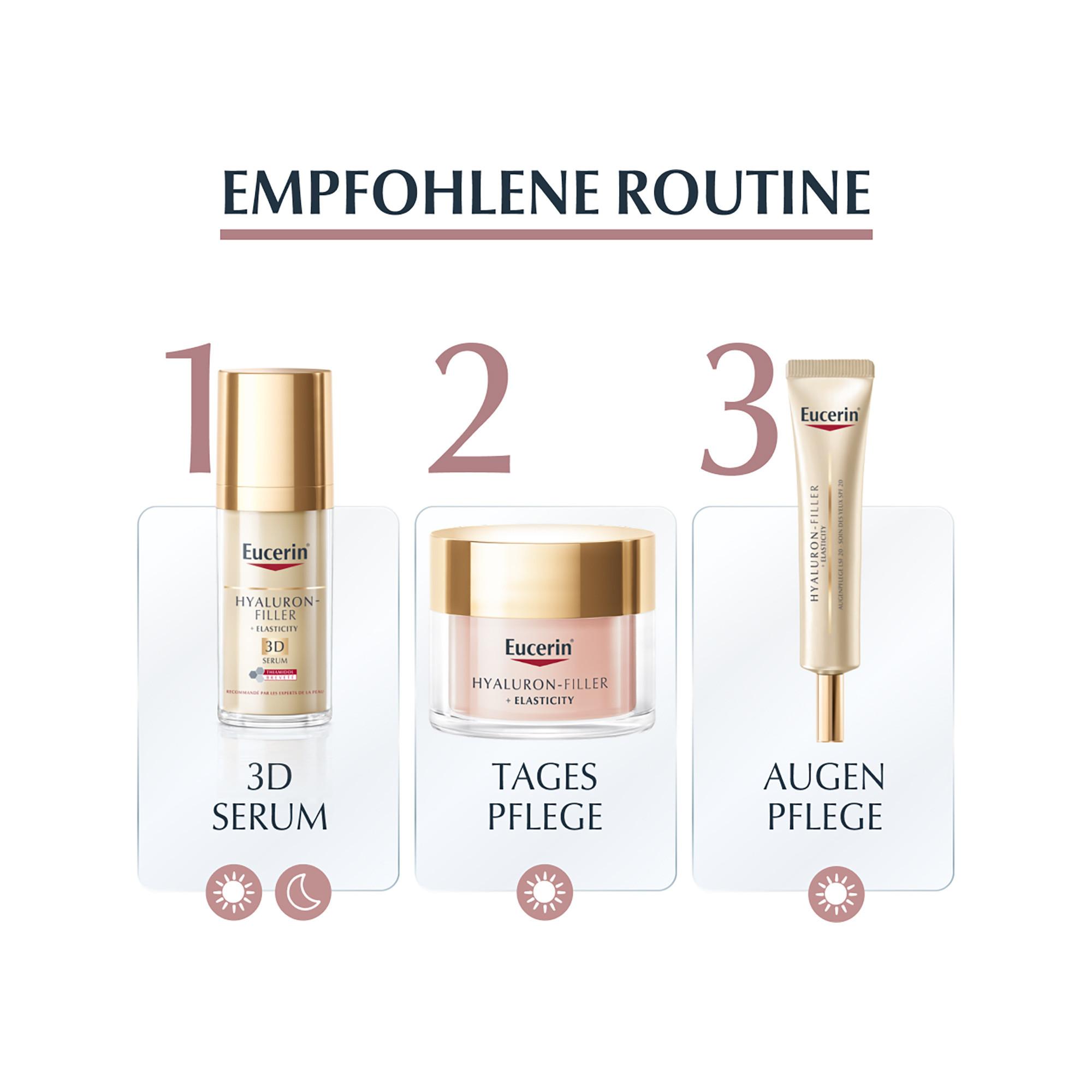 Eucerin  Hyaluron-Filler + Elasticity Soin de Jour Rose SPF 30  