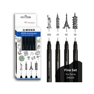 Tombow Fineliner Set MONO Bold 