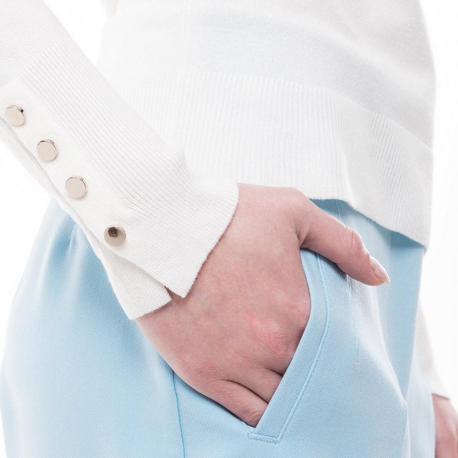 Manor Woman Pull Col Rond Manches Longues  