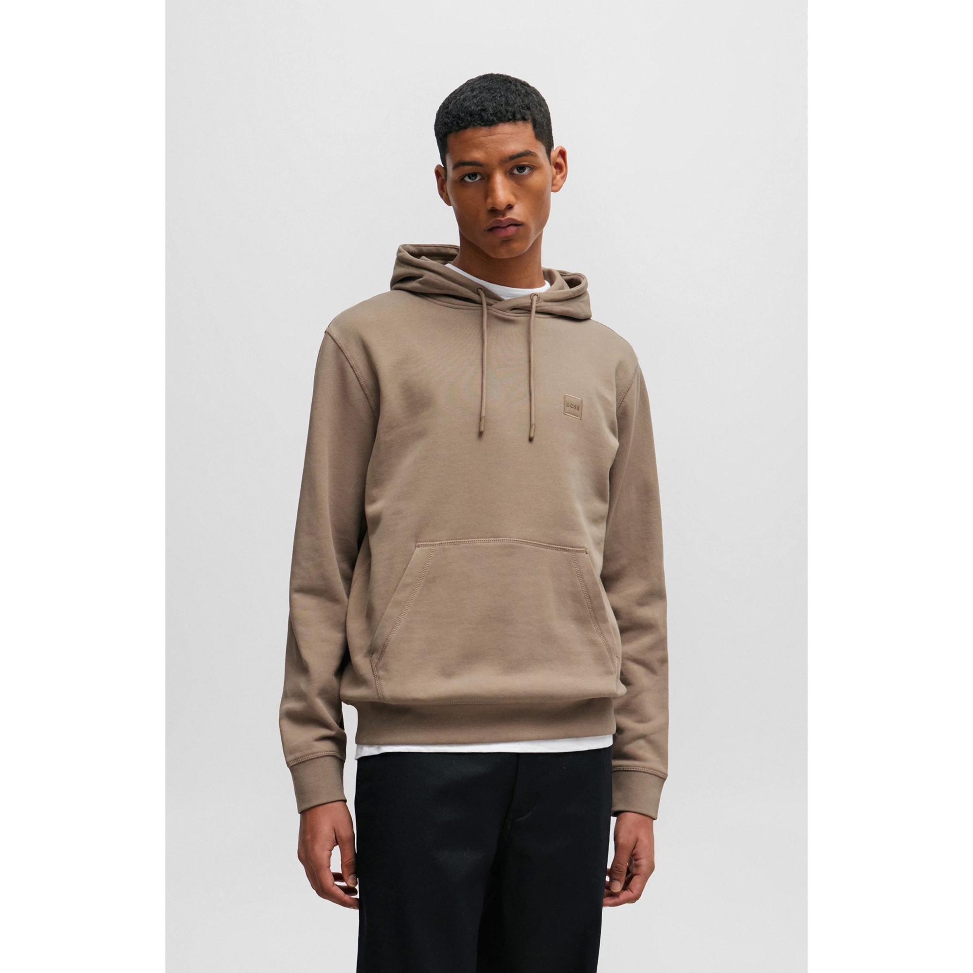 Image of Hoodie Herren Braun L