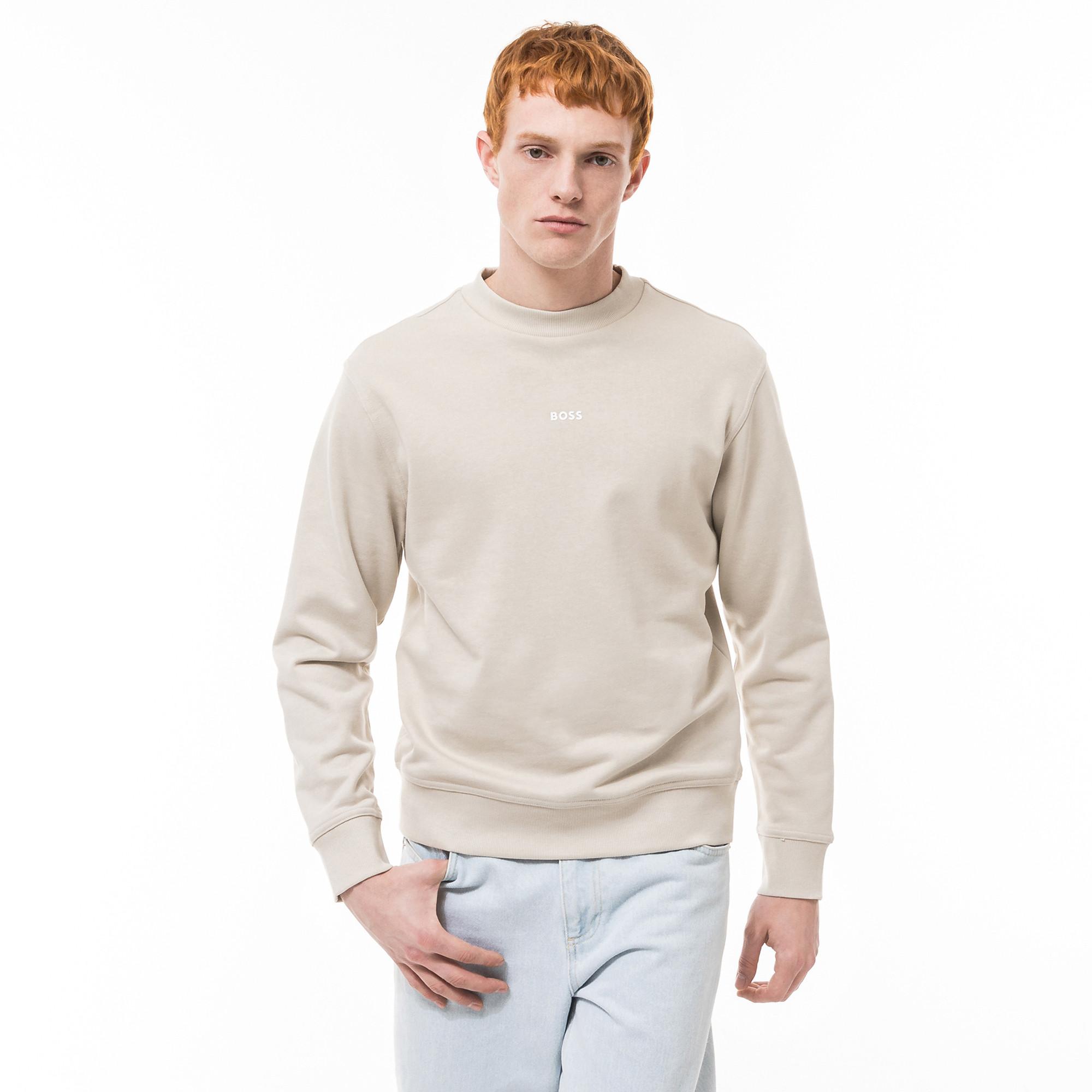 BOSS ORANGE Smallcrew French Terry Relaxed Fit Sweatshirt  