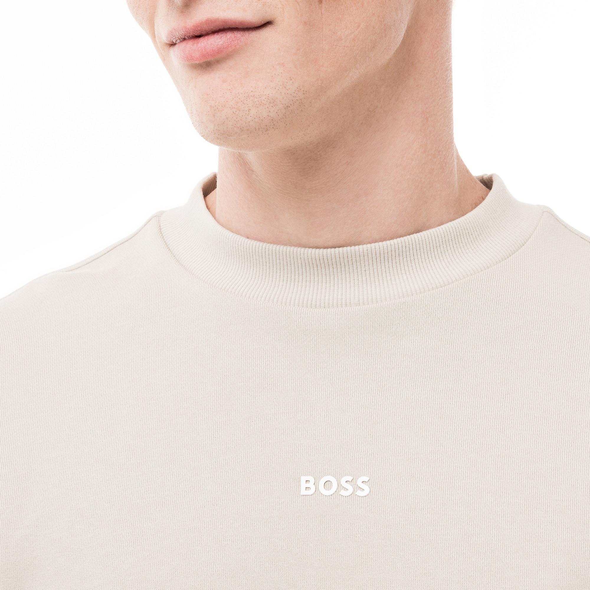 BOSS ORANGE Smallcrew French Terry Relaxed Fit Sweatshirt  