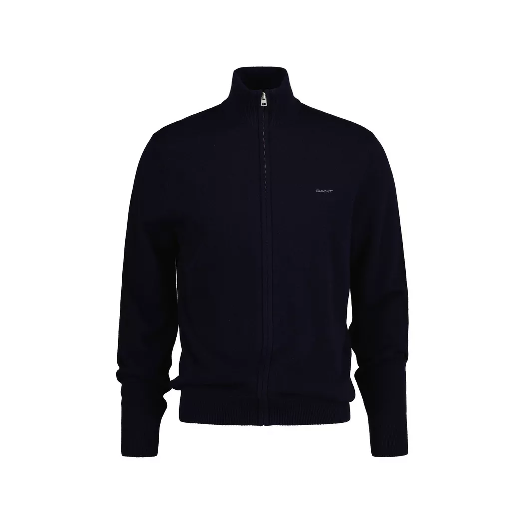 GANT Classic Cotton Crew Neck Herr, EVENING BLUE, S 4