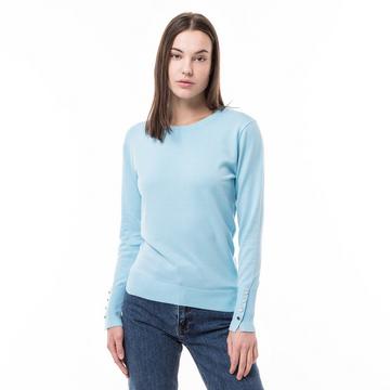 Pull, col rond, manches longues