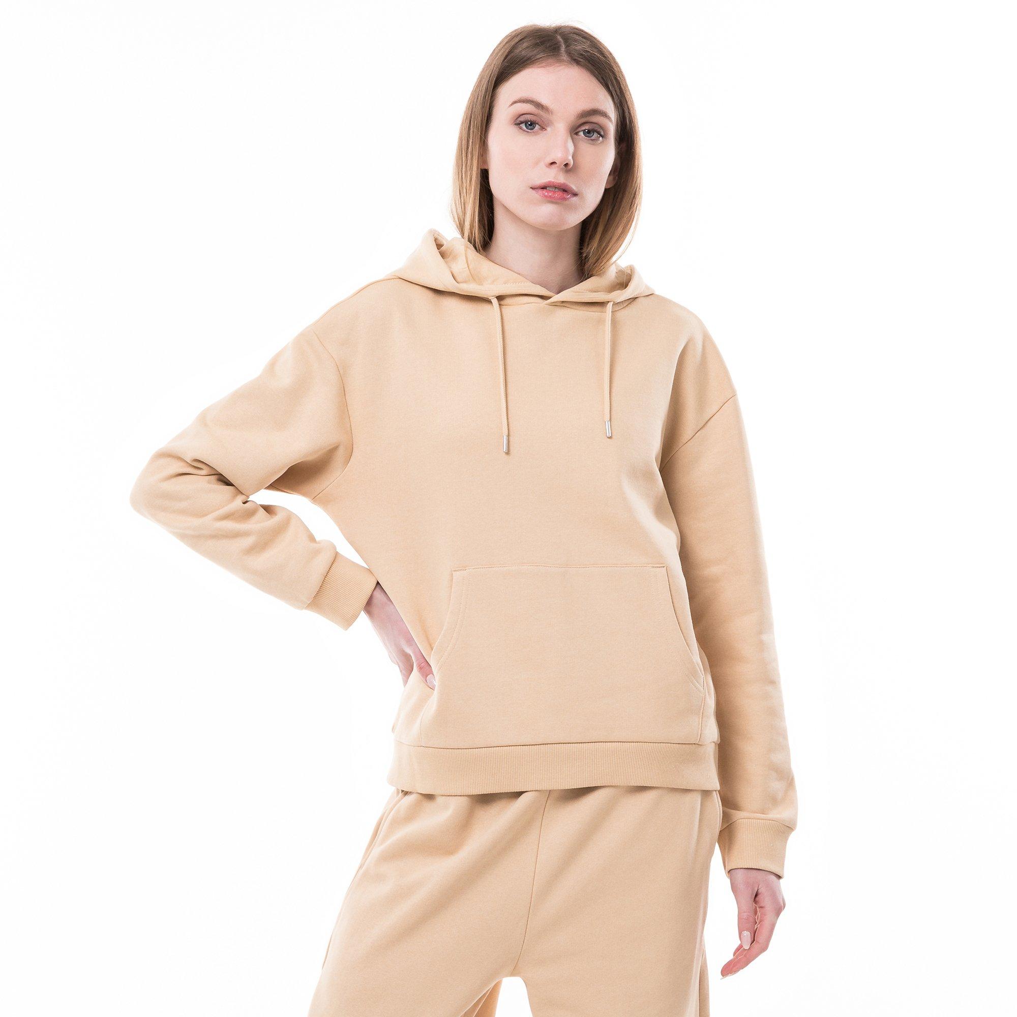 Image of Hoodie Damen Sand XS