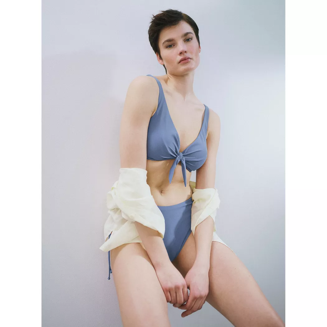 Triumph Summer Glow Bikini Top Blue 44B