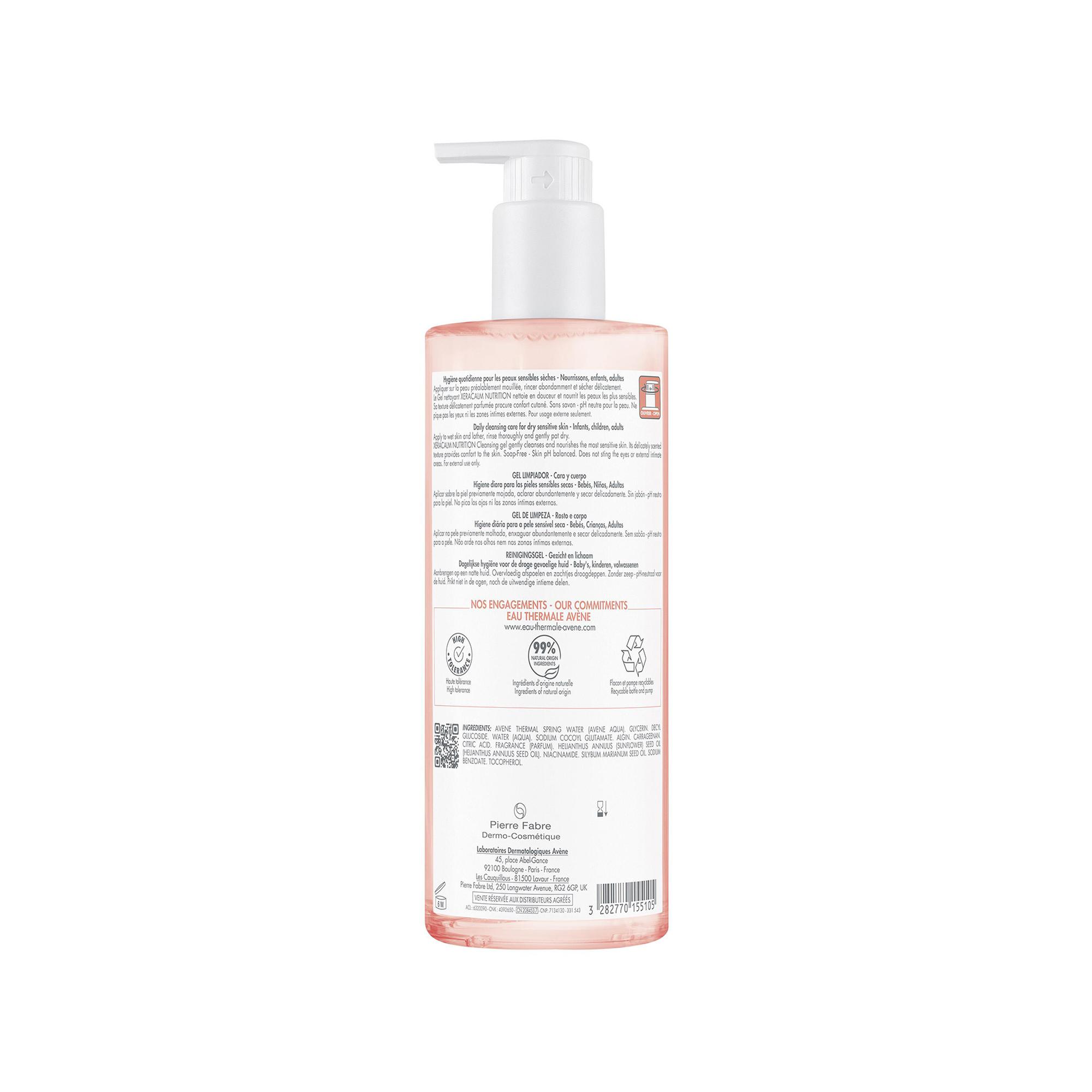 Avene Xeracalm Nutrition Gel detergente 