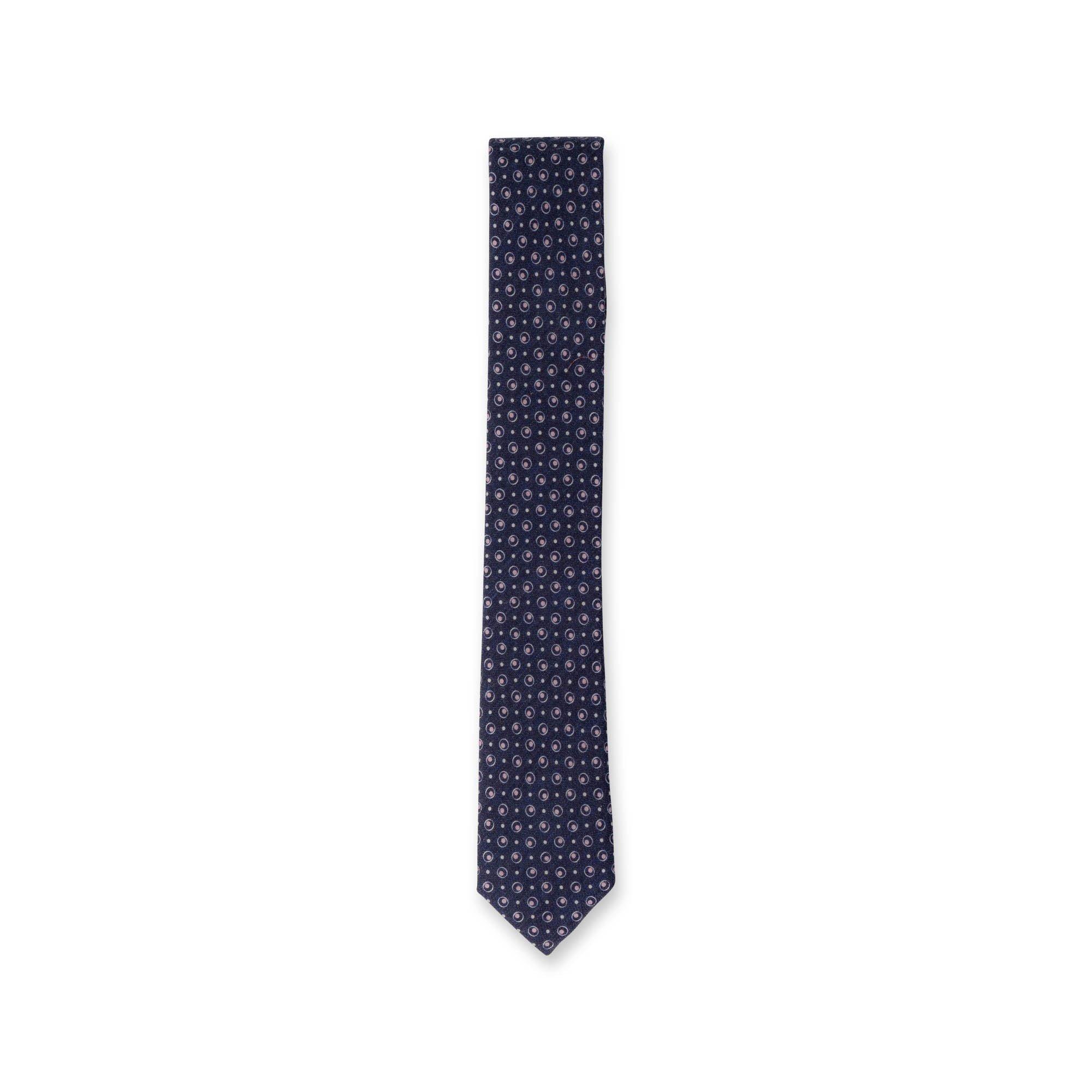 BOSS BLACK H-TIE 6 cm Gemusterte Krawatte  