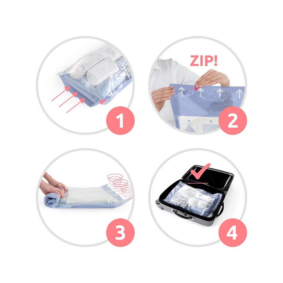Compactor Vakuum-Aufbewahrungsbeutel Roll Bag 