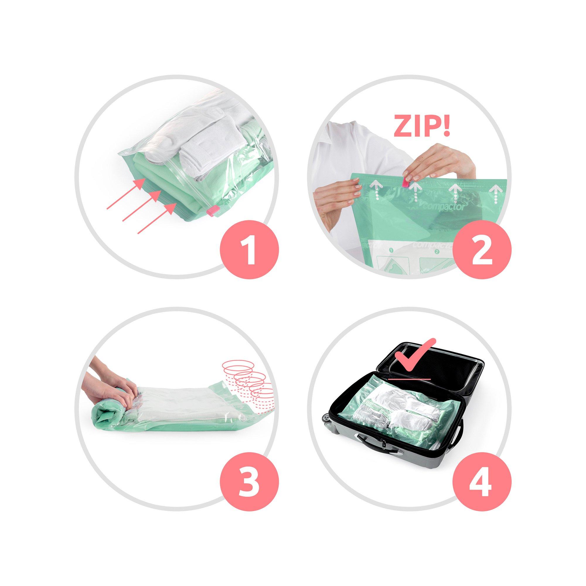 Compactor Sacchetto per la conservazione sottovuoto Roll Bag 