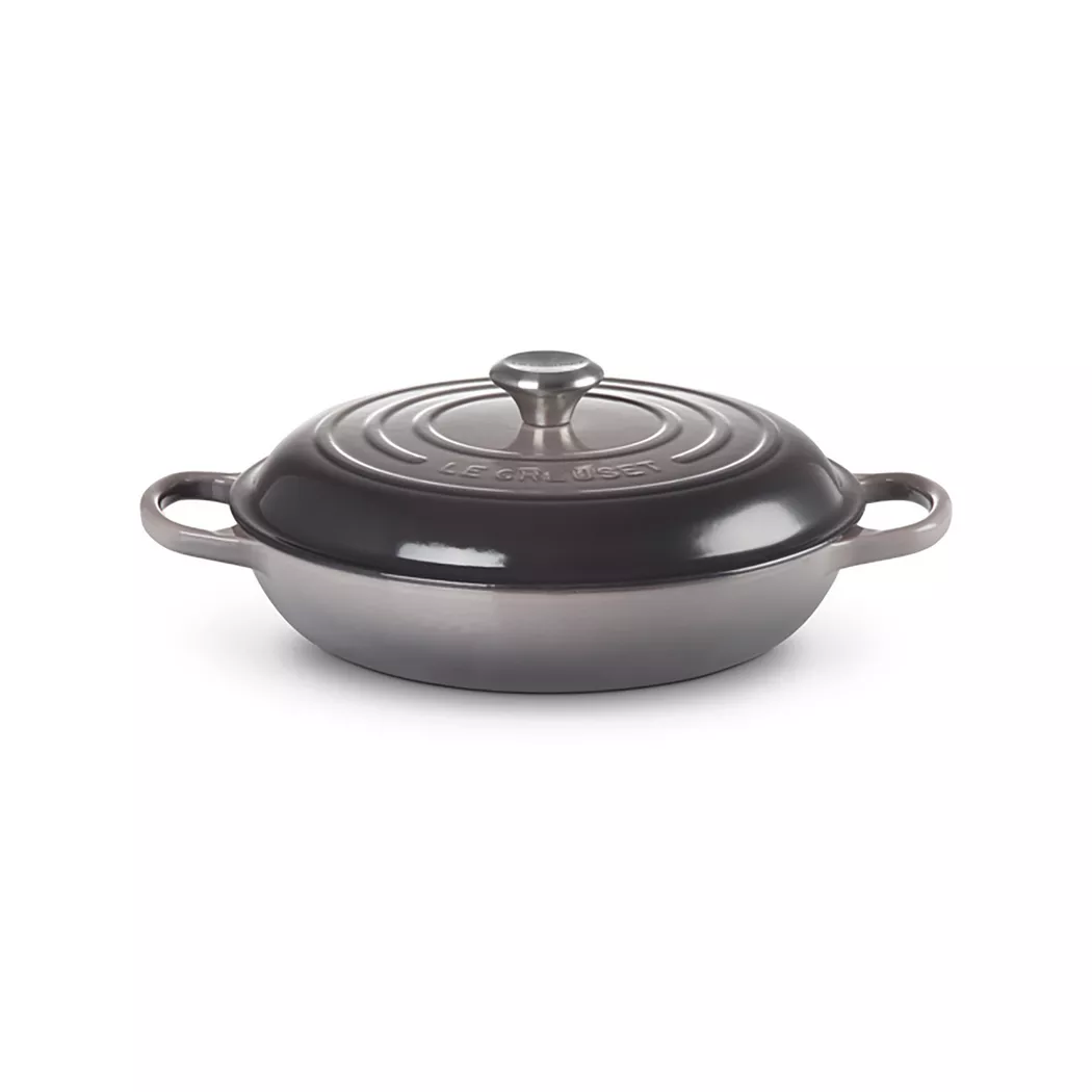 Le Creuset Deep Braiser Cast Iron Gray 30cm