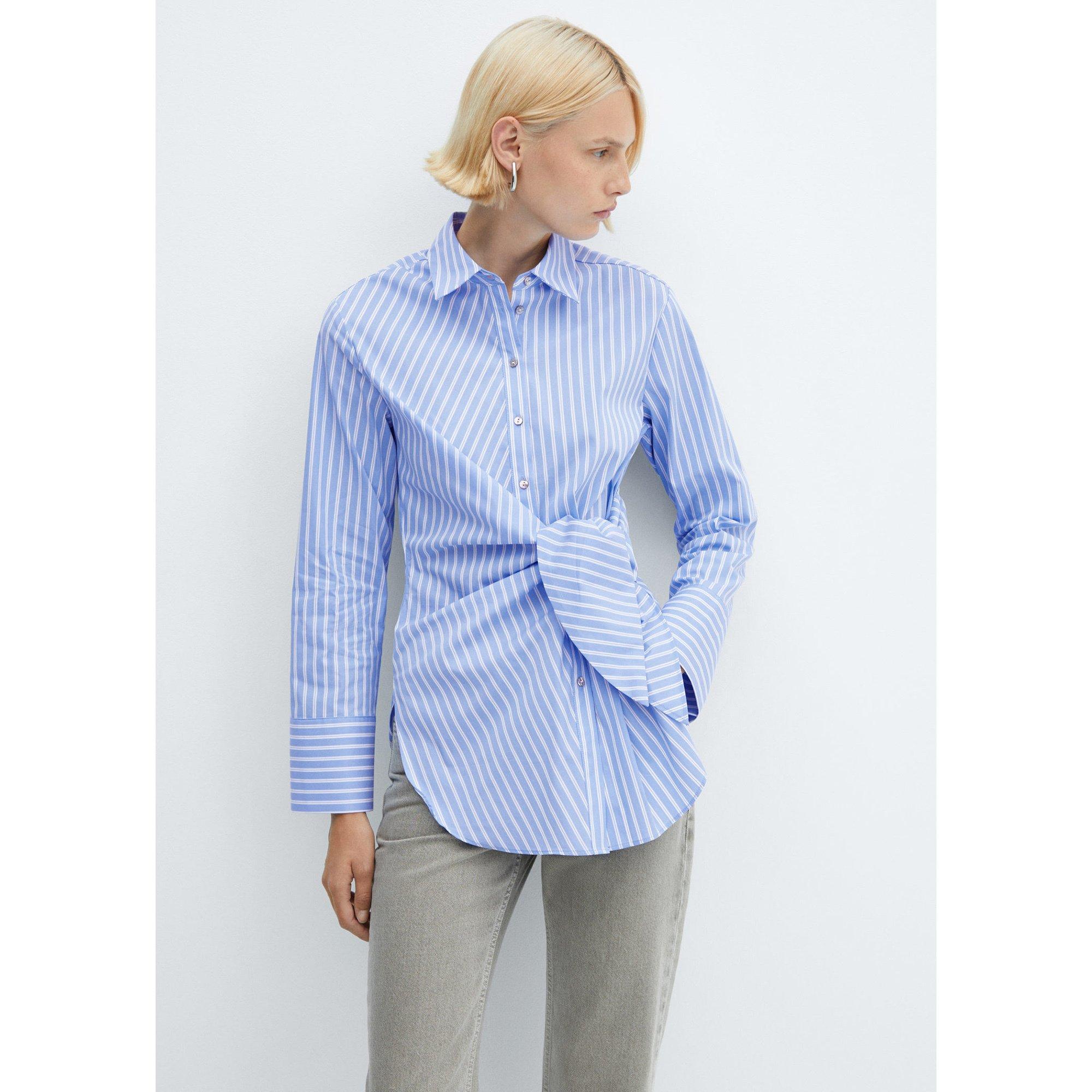 Image of Hemd, Langarm Damen Mittelblau XS