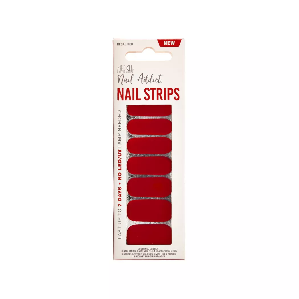 Ardell - Nail Strips Regal Red, Rot