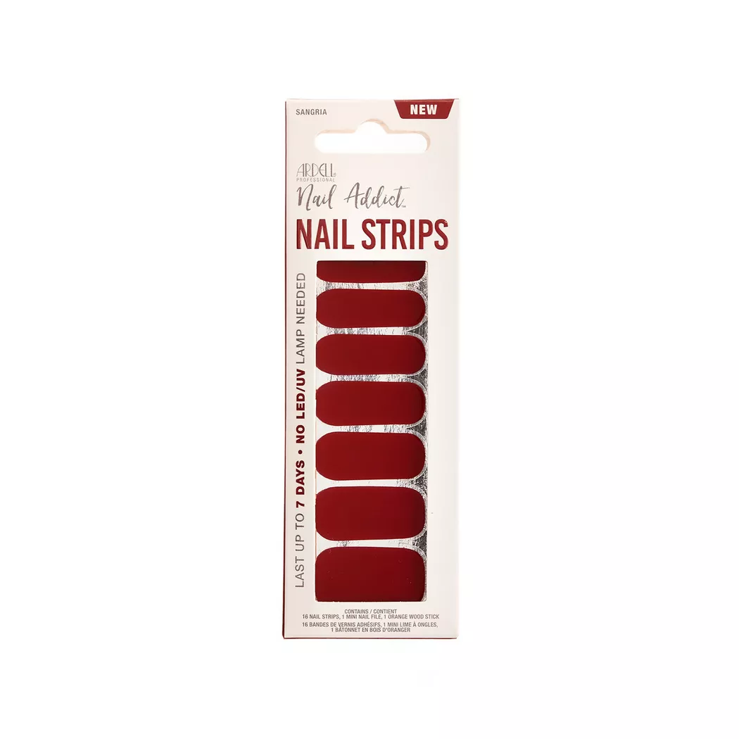 Ardell - Nail Strips Sangria, Rot
