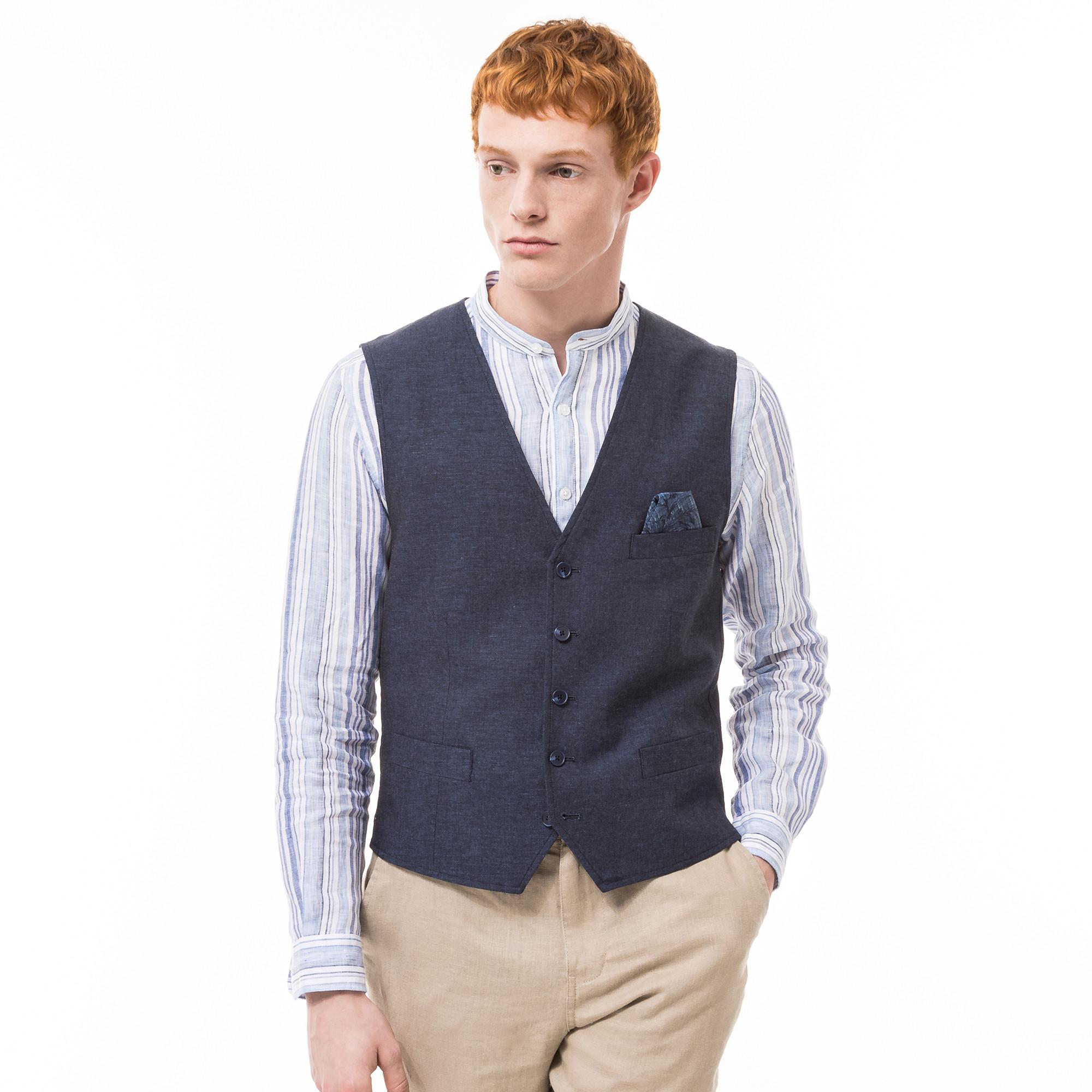 Image of Gilet Herren Indigo 50