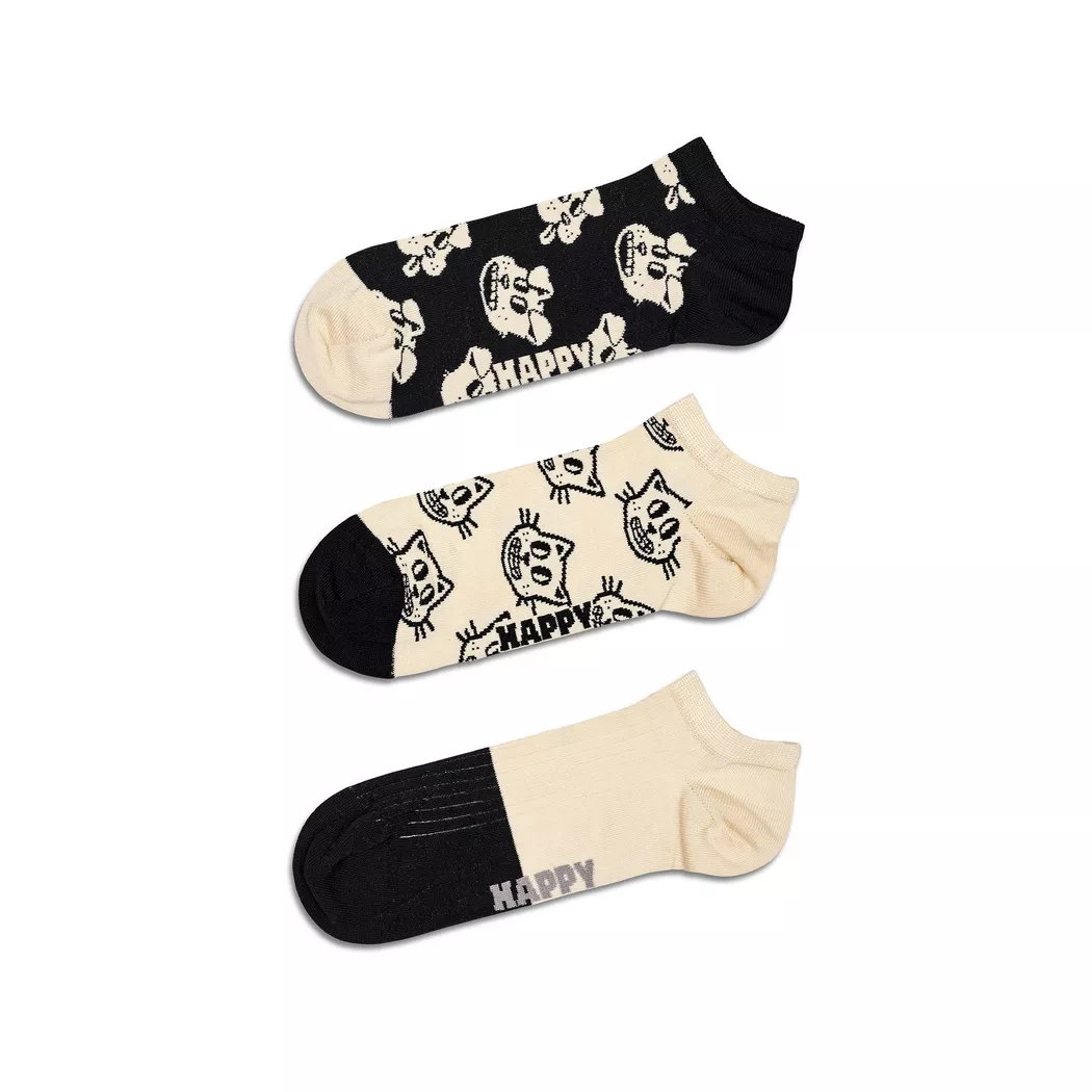 Happy Socks - Triopack, Füsslinge, für Damen, Multicolor, Größe 36-40
