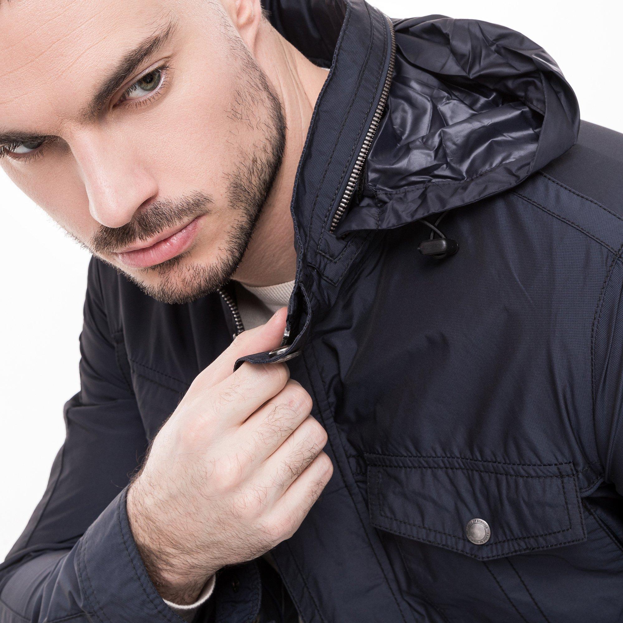 Manor Man Fieldjacke mit Kapuze  