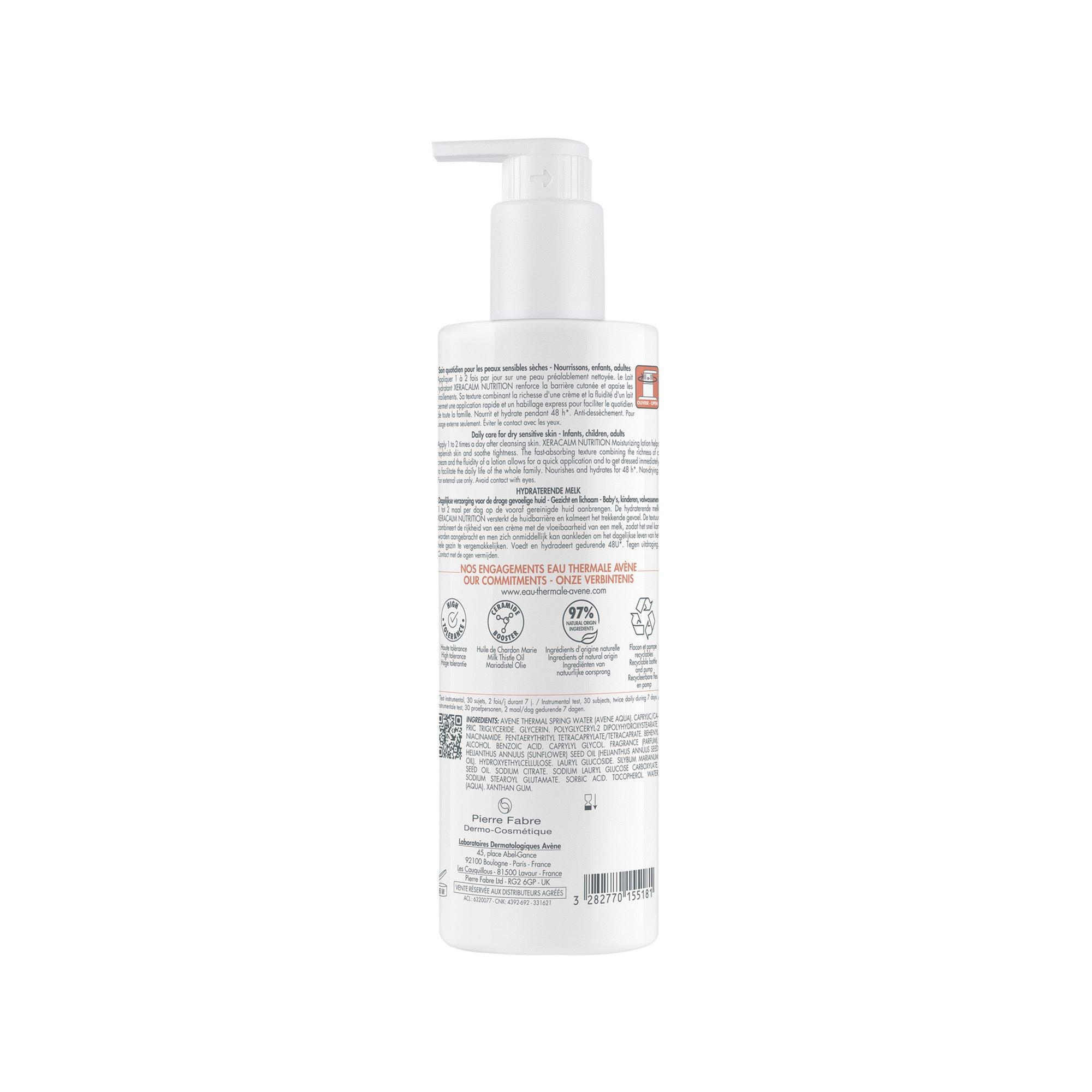 Avene  XeraCalm Nutrition Lait Hydratant 