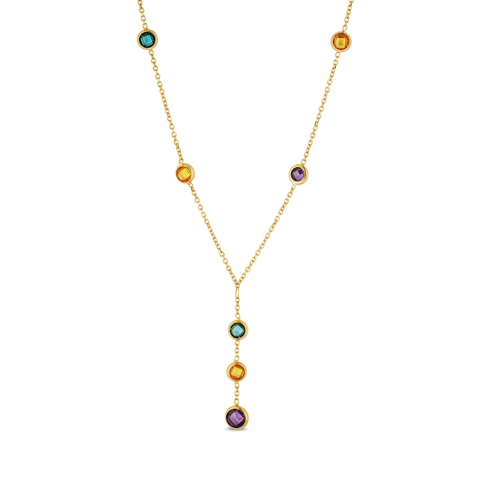 Image of Halskette Damen Gelbgold 44cm