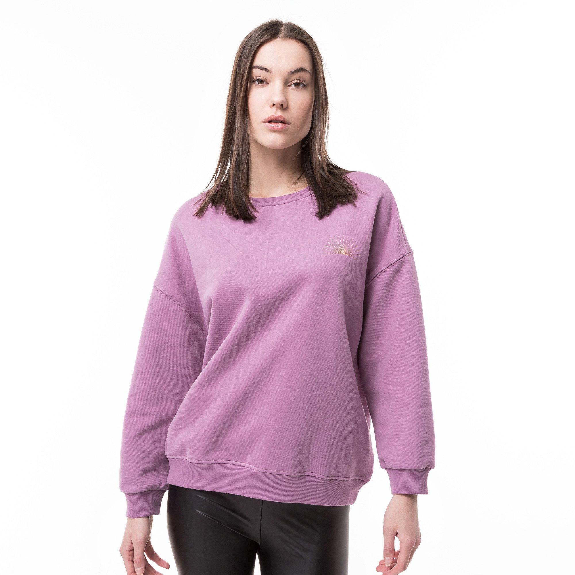 Image of Sweatshirt Damen Malvenfarben XL