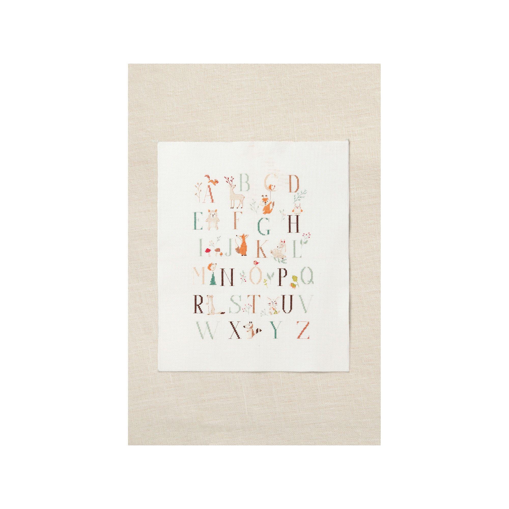 DMC Kit de broderie Alphabet des animaux 