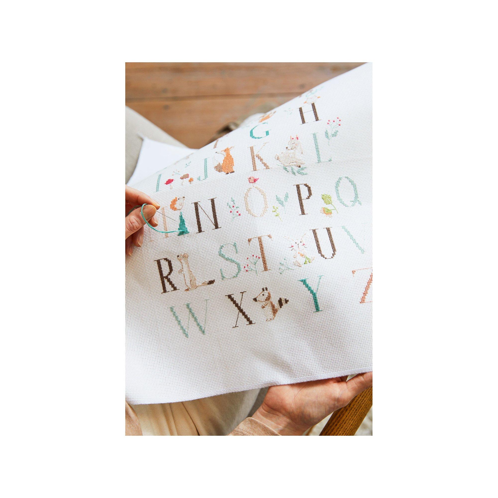 DMC Kit de broderie Alphabet des animaux 